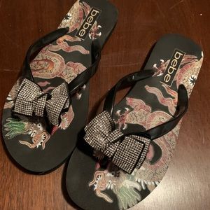 Bebe Flip Flops